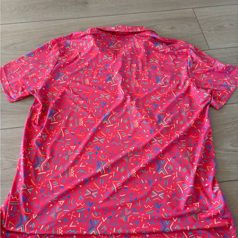Birdie Bound Vibrant Patterned Shirt - Picture 3 of 3